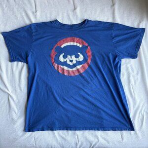 MLB Chicago Cubs Retro Logo Men's T-Shirt by Fanatics Size 3XL Big and Tall